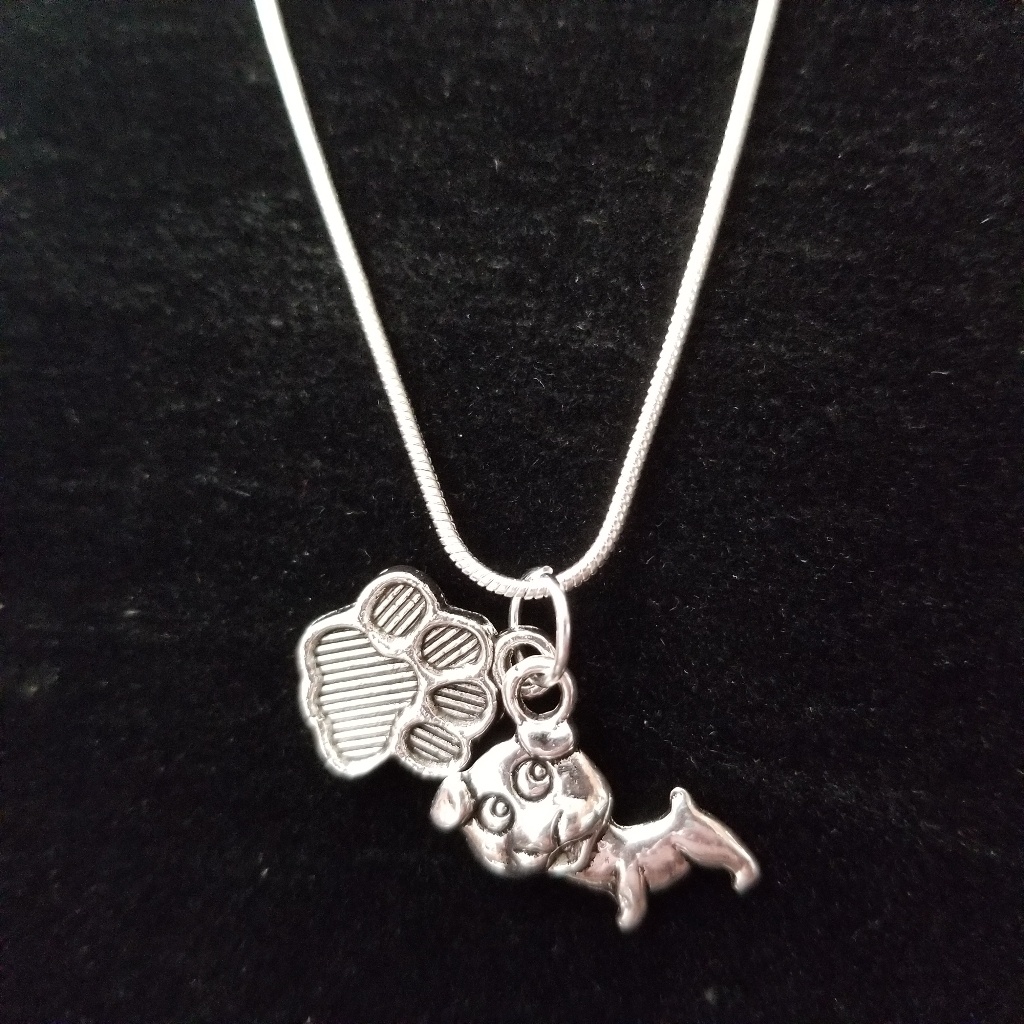 Pound Puppy .925 Sterling Silver Necklace